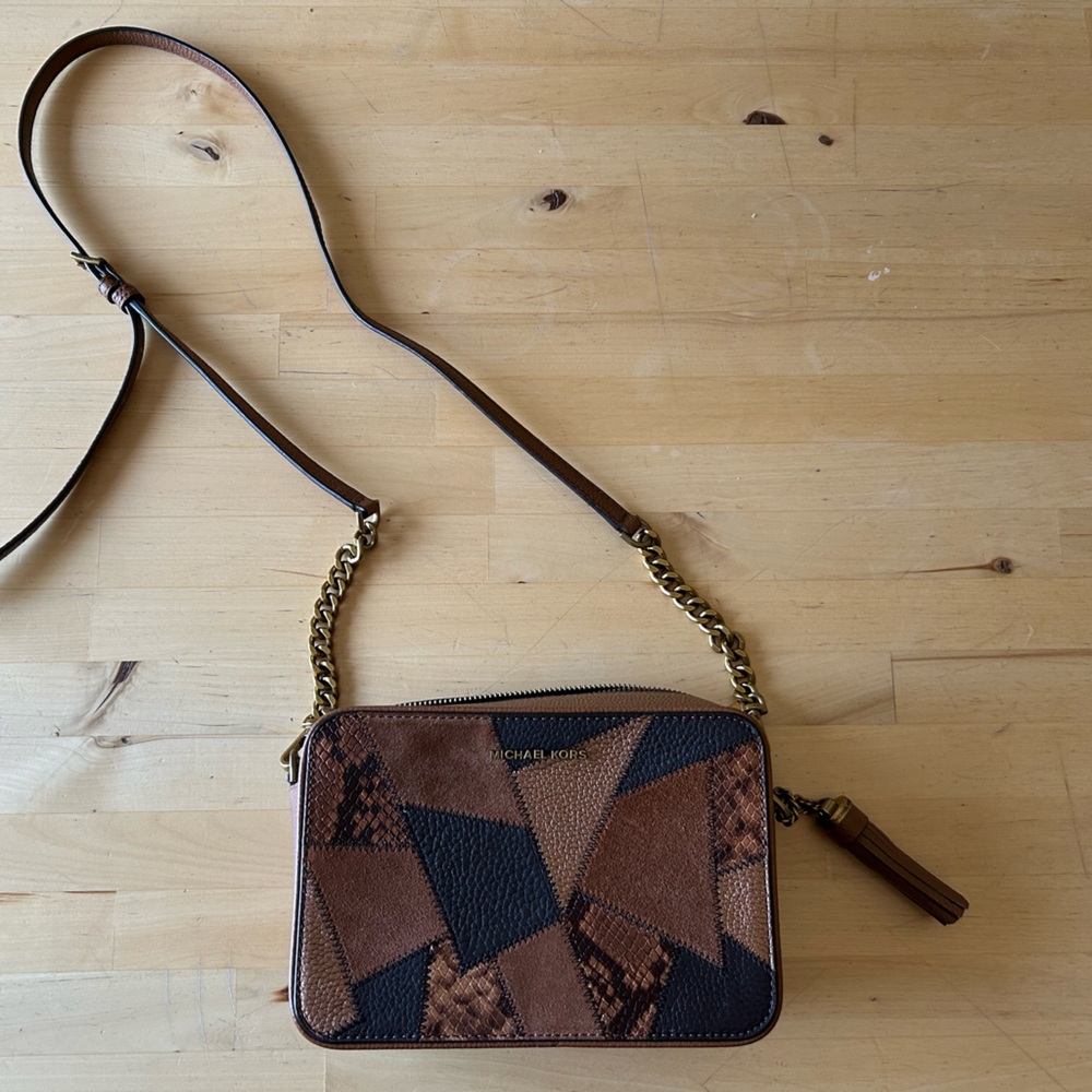 Michael Kors Jet Set Medium Patchwork Leather Cro… - image 6